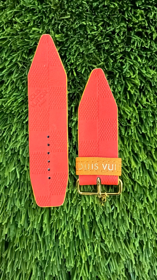 OTD-Authentic Upcycled Orange Damier Infini