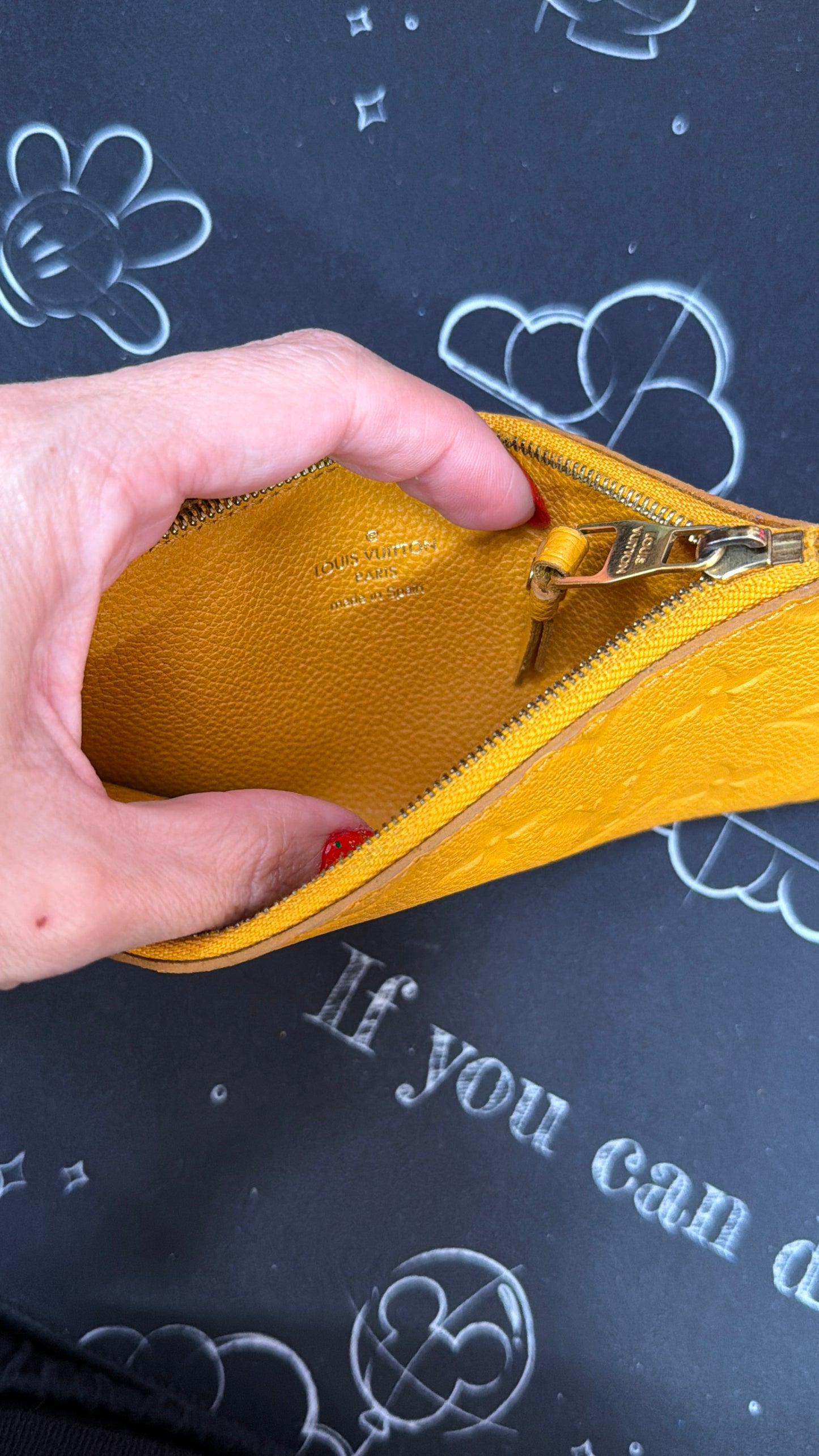 LV Safan Empreinte Zippered Wallet- Good