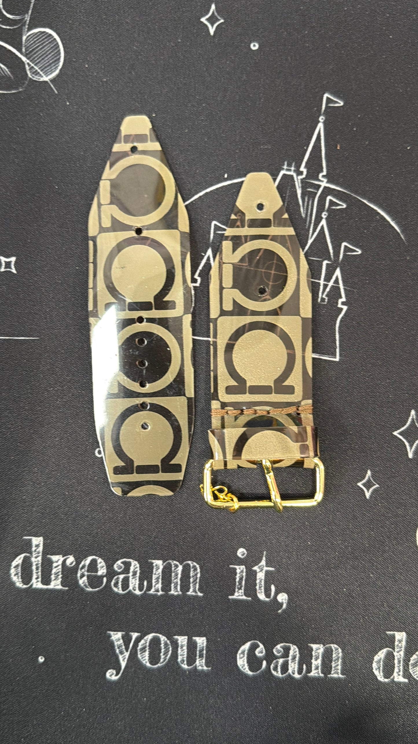 Blemished-Alpha-Authentic Upcycled Ferragamo Gancini Waterproof