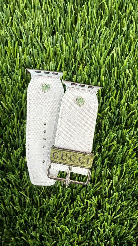 OTD-Authentic Upcycled White GG Imprime with Mint