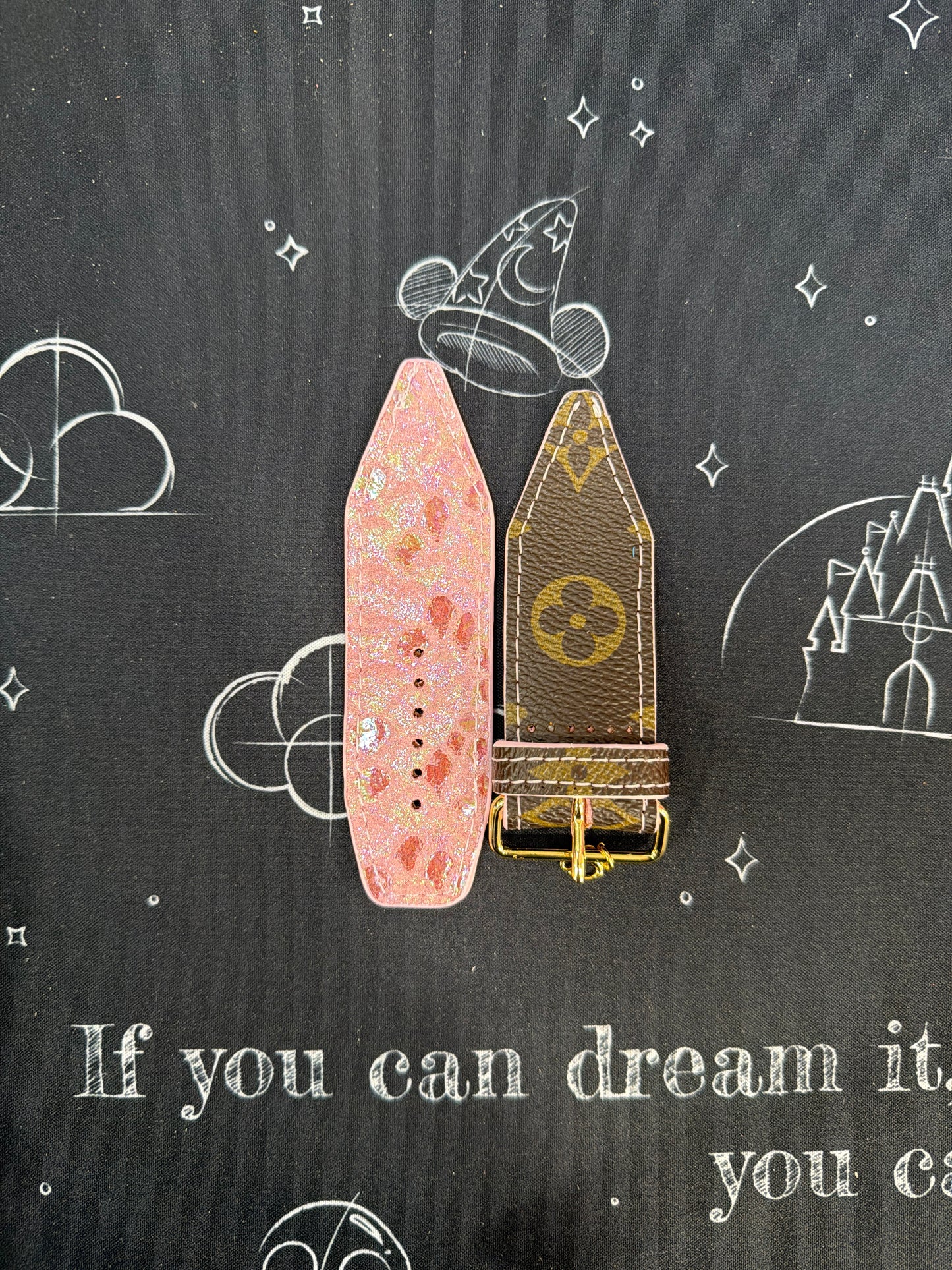 OTD-ALPHA- Pink-Authentic Upcycled LV Monogram