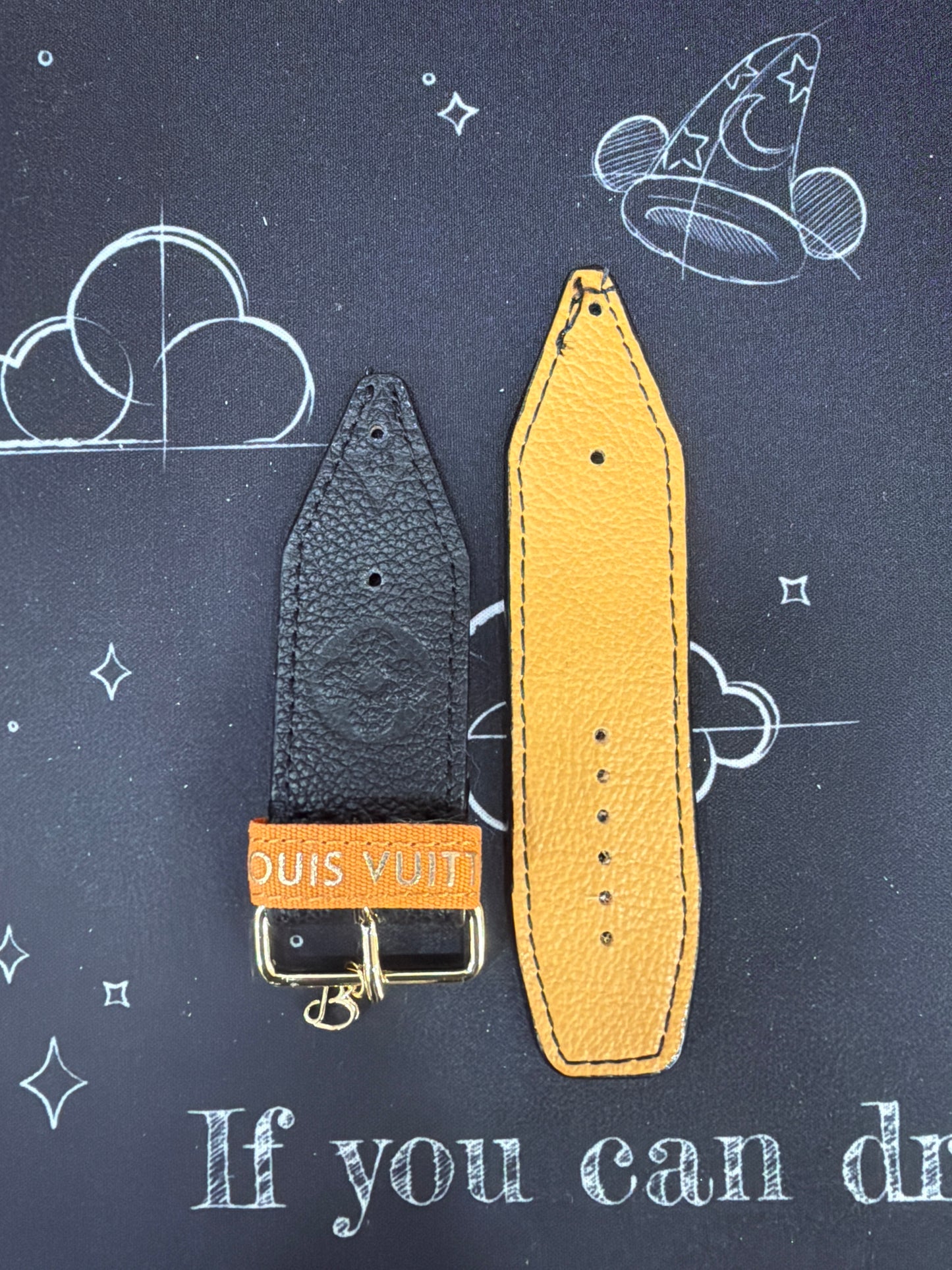 Blemished-Beta-Authentic Upcycled LV Rare Black Empreinte