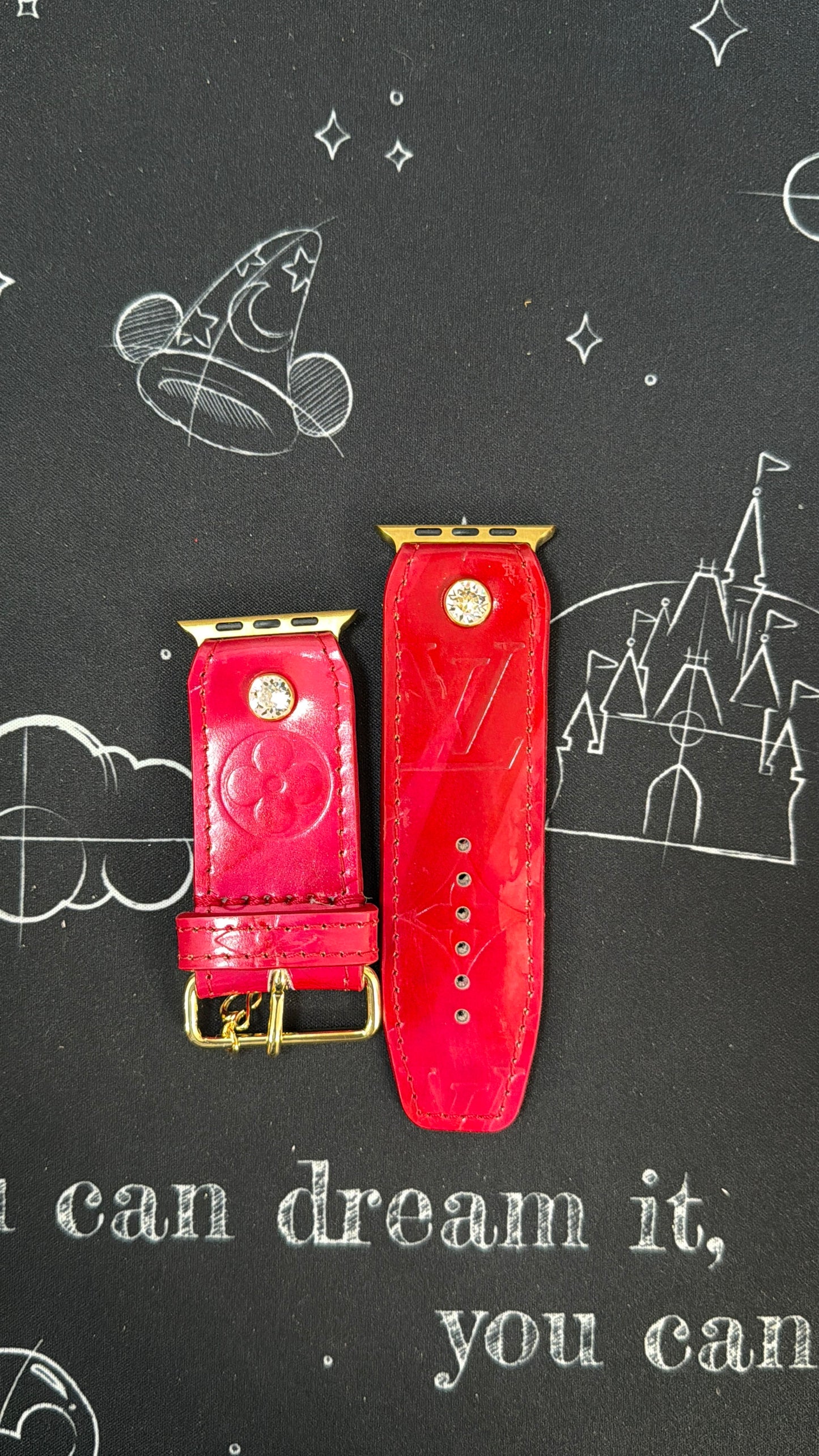 OTD-Authentic Upcycled LV "Ruby" Vernis-Beta Size