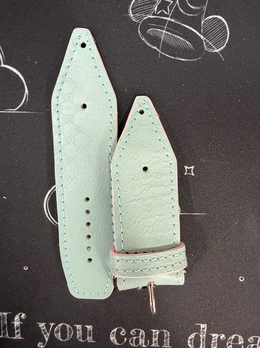 Blemished- Beta (2)-Authentic Upcycled Ultra Micro GG Mint Leather