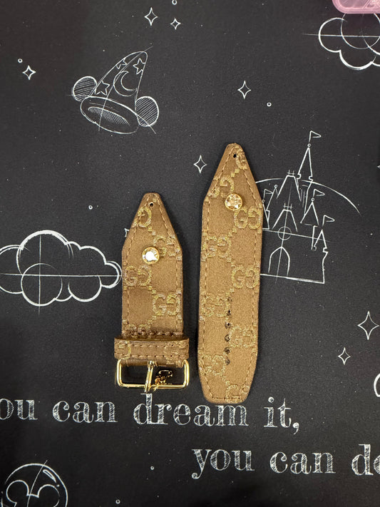 Blemished-OTD-Beta-Authentic Upcycled Brown and Gold Fabric GG