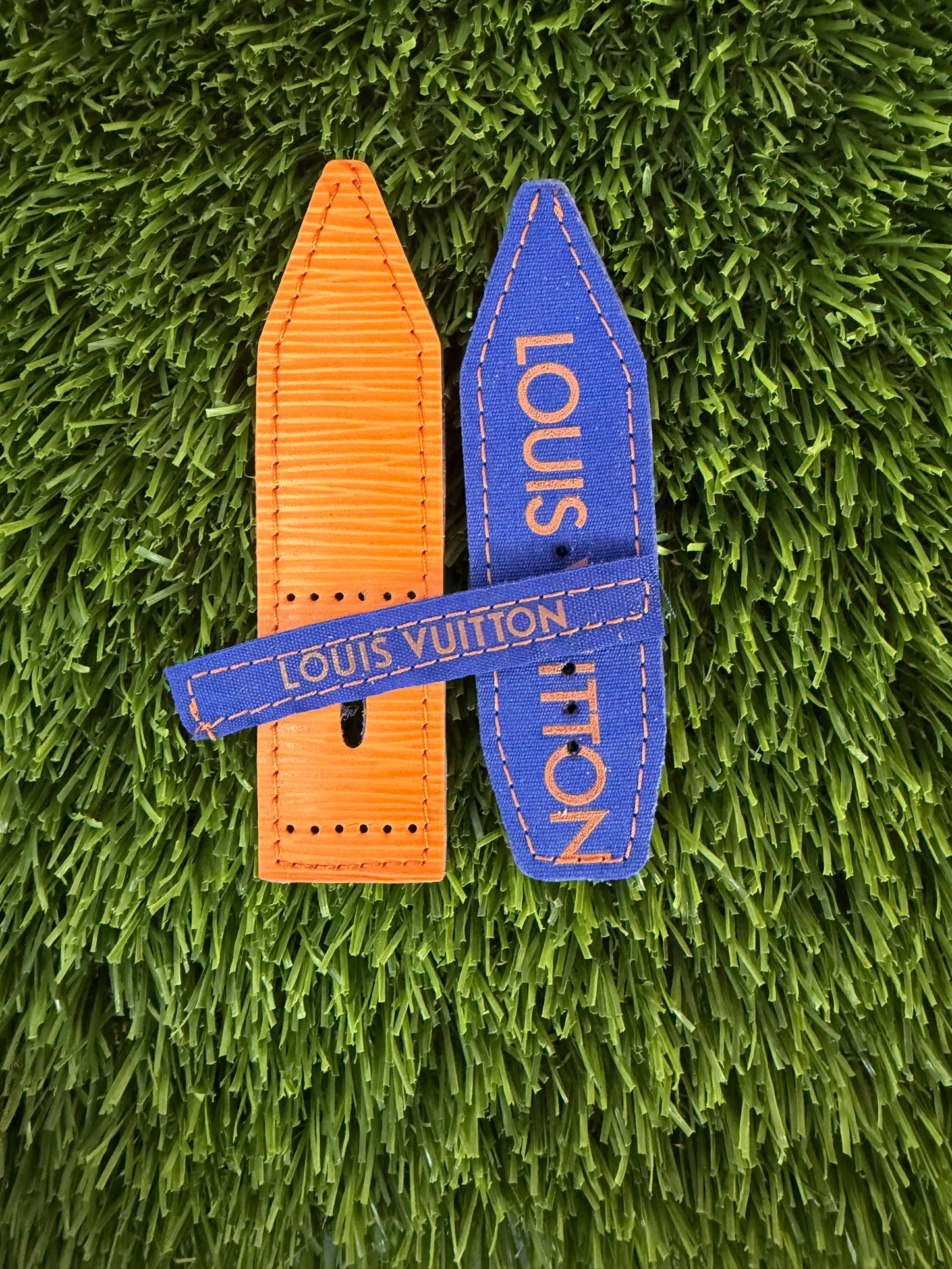 OTD-LV Epi Vintage in Mandarin Orange Leather Buckle with LV Ribbon