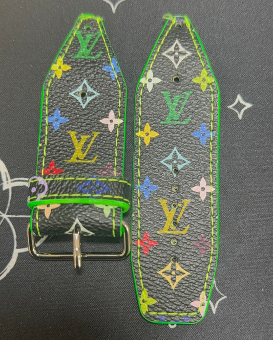 OTD-Alpha-Authentic Upcycled LV Black Multicolor Mini (Neon Green)