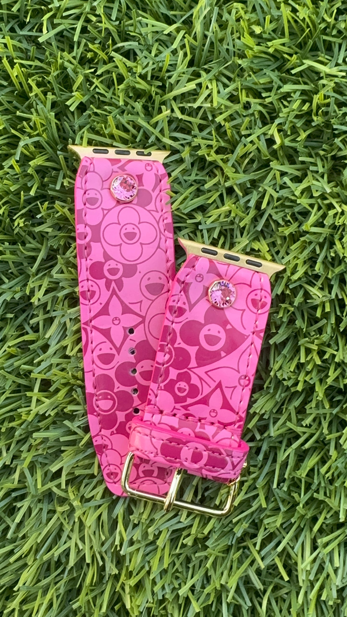Authentic Upcycled LV Pink Cosmic Blossom