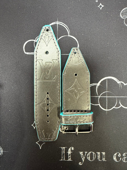 OTD-Beta-Authentic Upcycled LV Steel Matte Vernis w/Turquoise