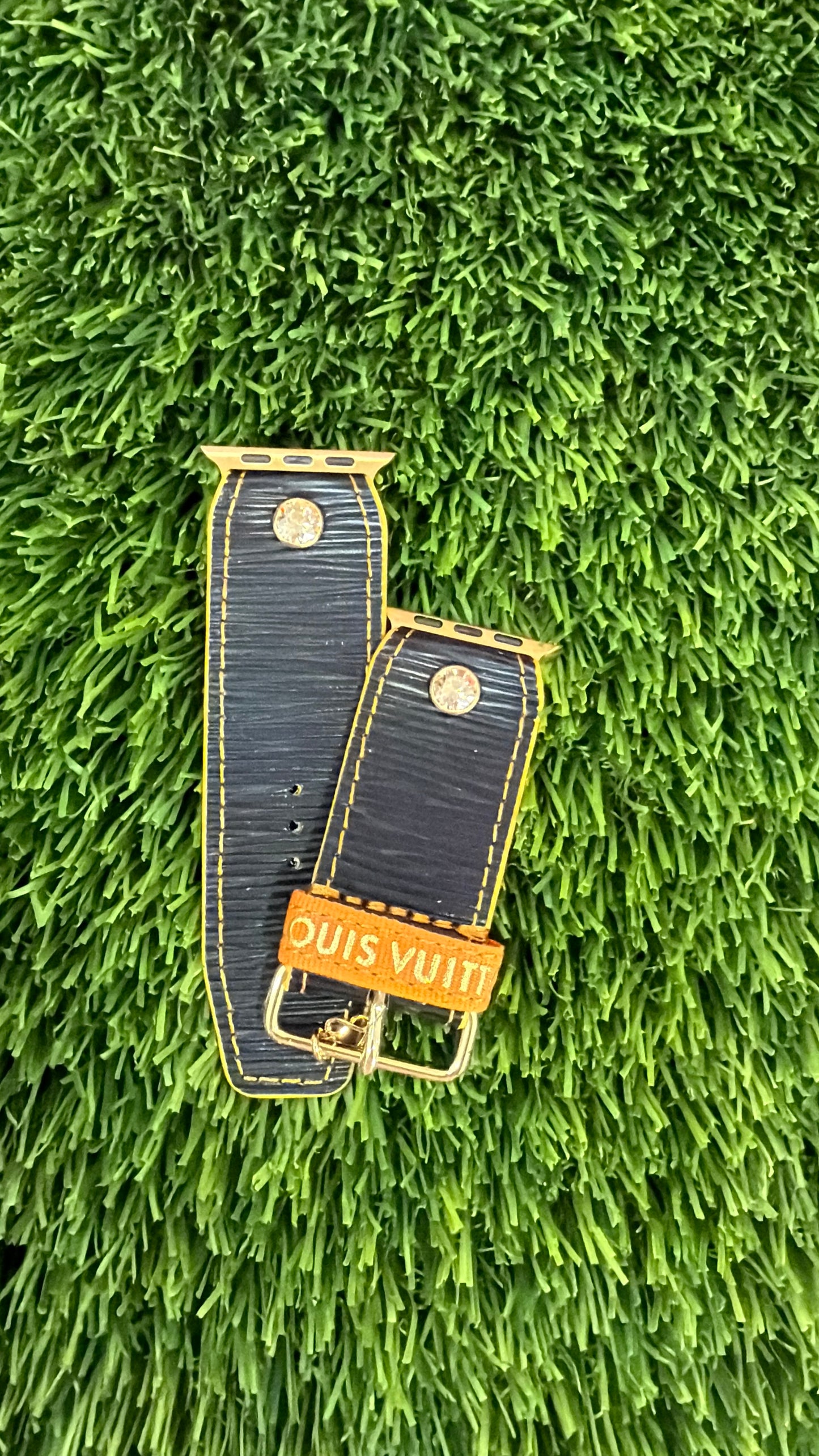 LV Black Epi Nior Leather