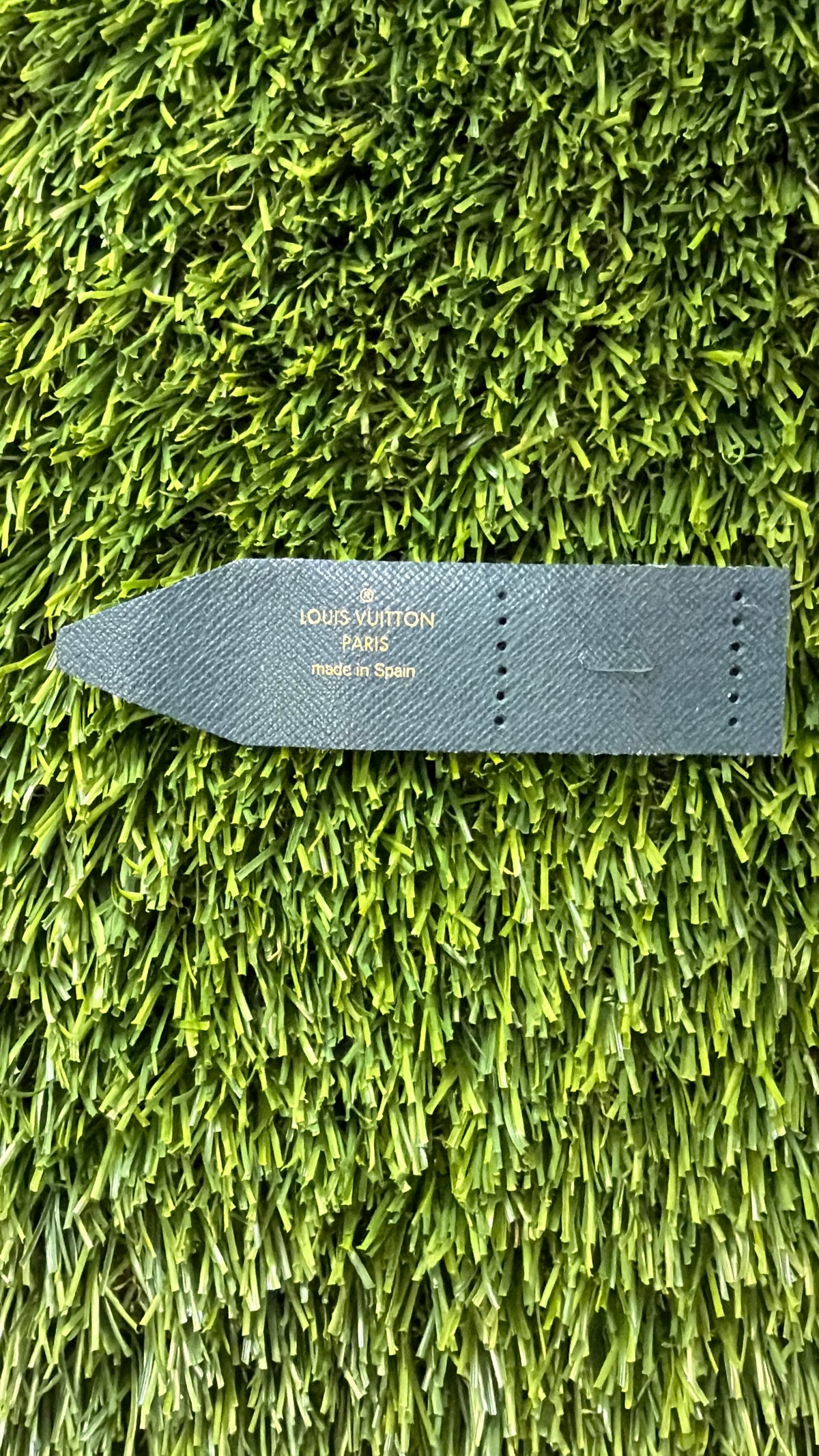 One of a Kind-LV Dark Green/Blue Heat Stamp- Select Your Size