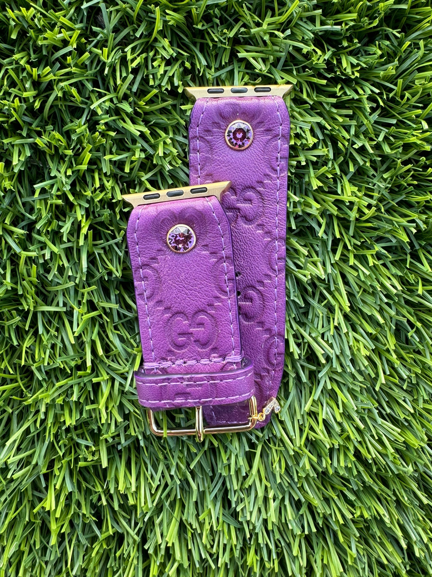 Authentic Upcycled Dark Metallic Purple GG