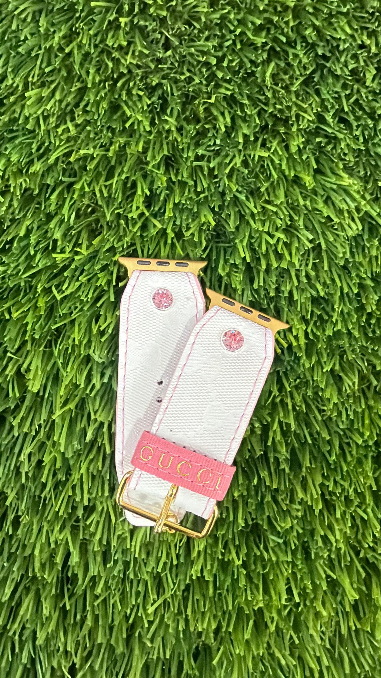 Customizable-Authentic Upcycled White GG Imprime