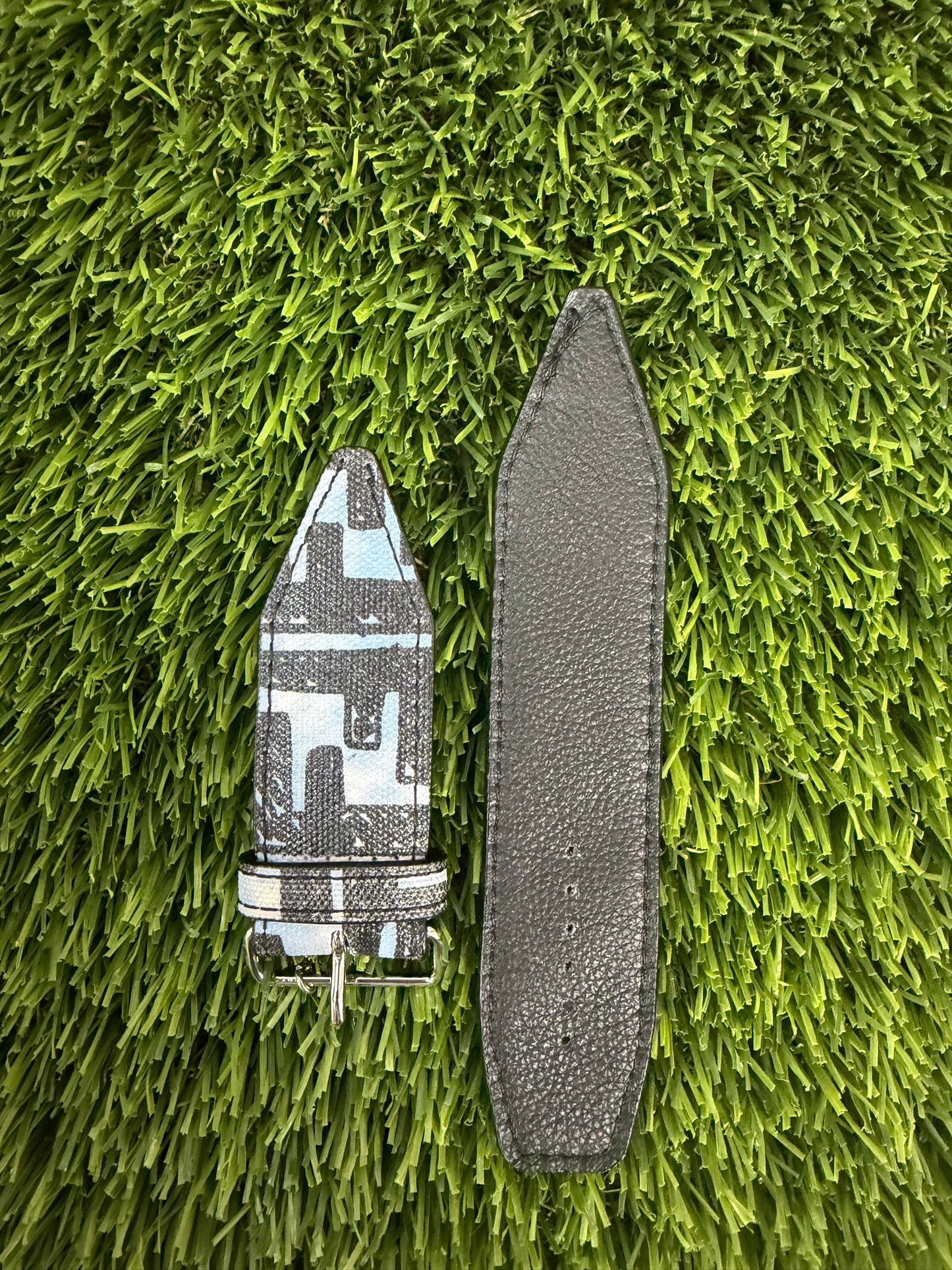 OTD-Authentic Upcycled Cloudy (Black,Blue and White Fendi)