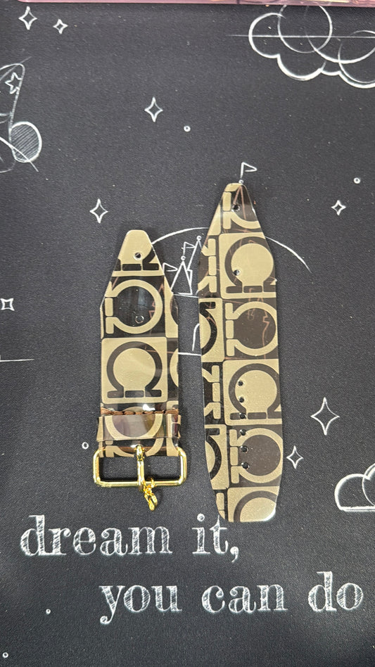 Blemished-OTD- BETA-Authentic Upcycled Ferragamo Gancini Waterproof