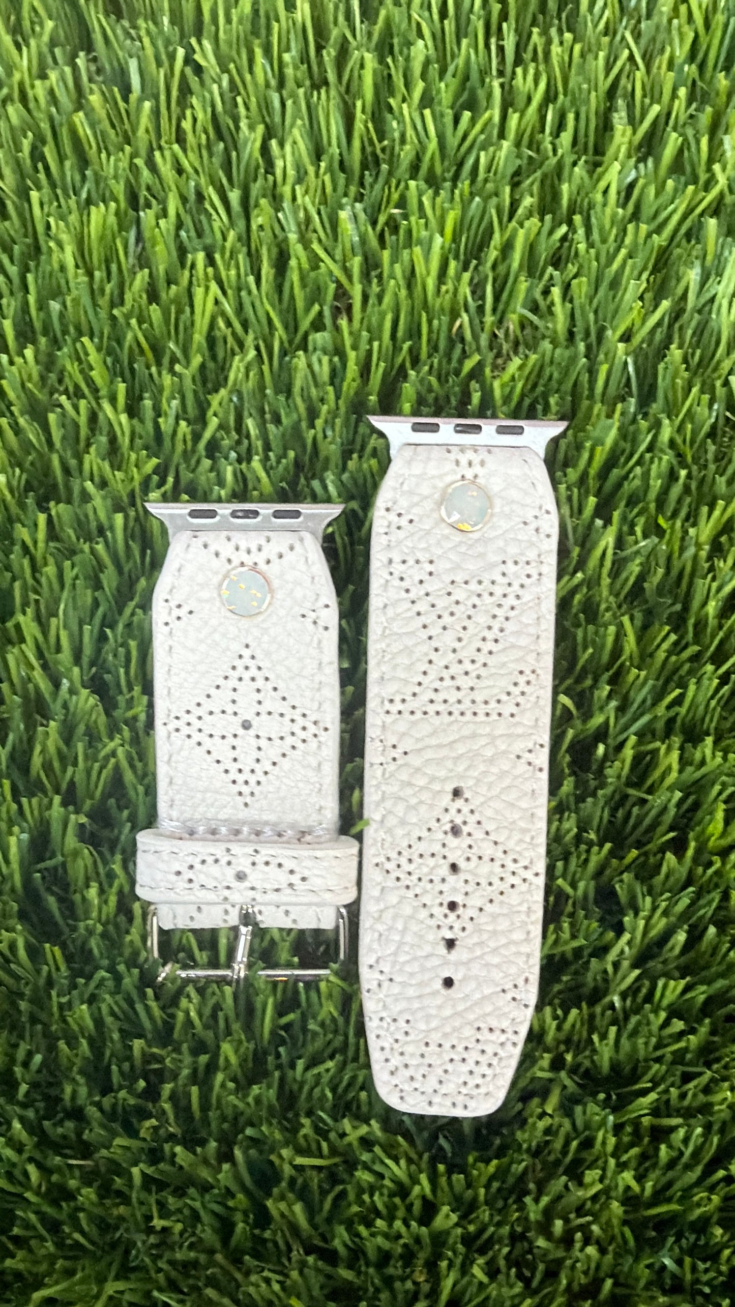 Blemished-Beta-Authentic Upcycled LV White Mahina