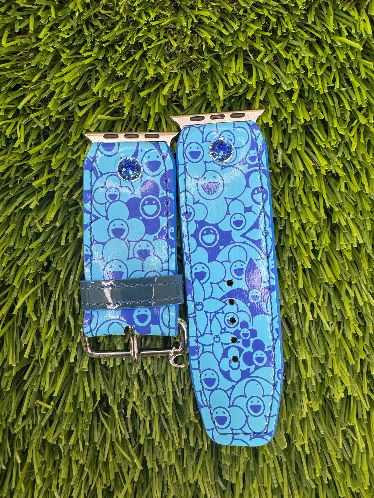 OTD- Beta- Authentic Upcycled LV Blue Cosmic Blossom