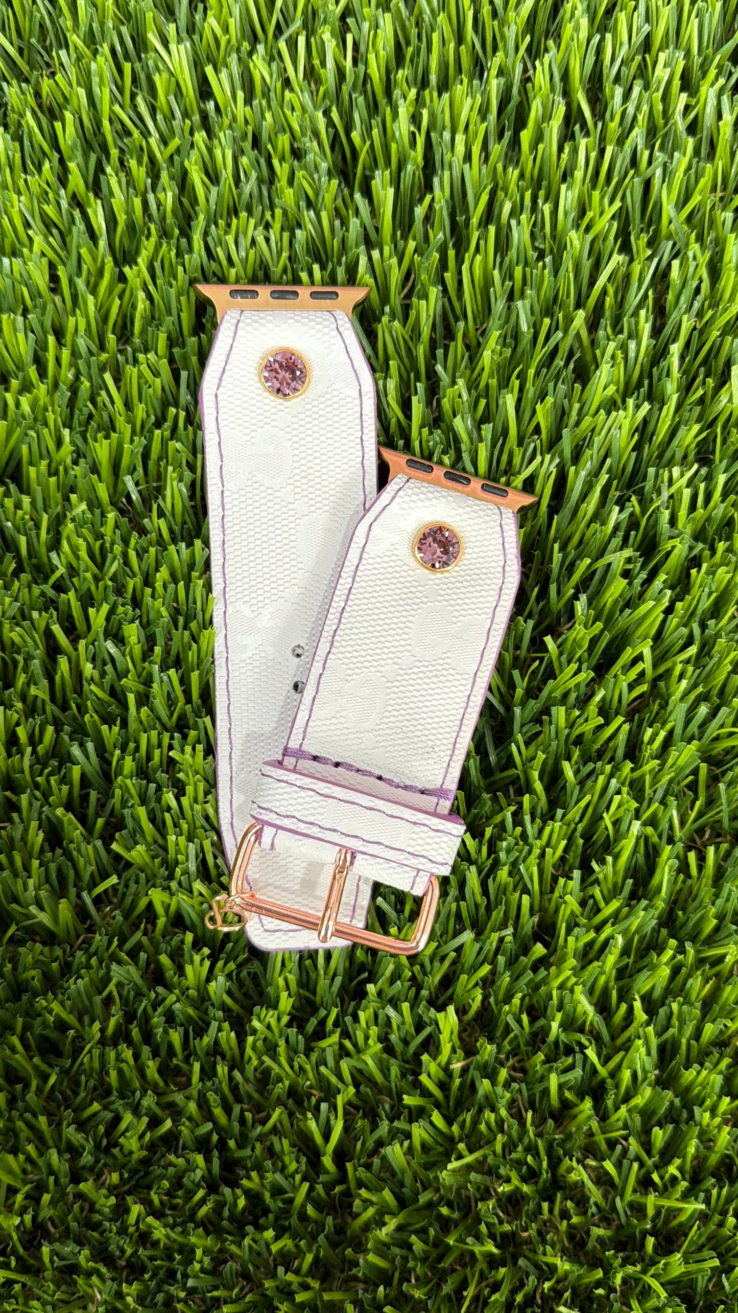 Customizable-Authentic Upcycled White GG Imprime