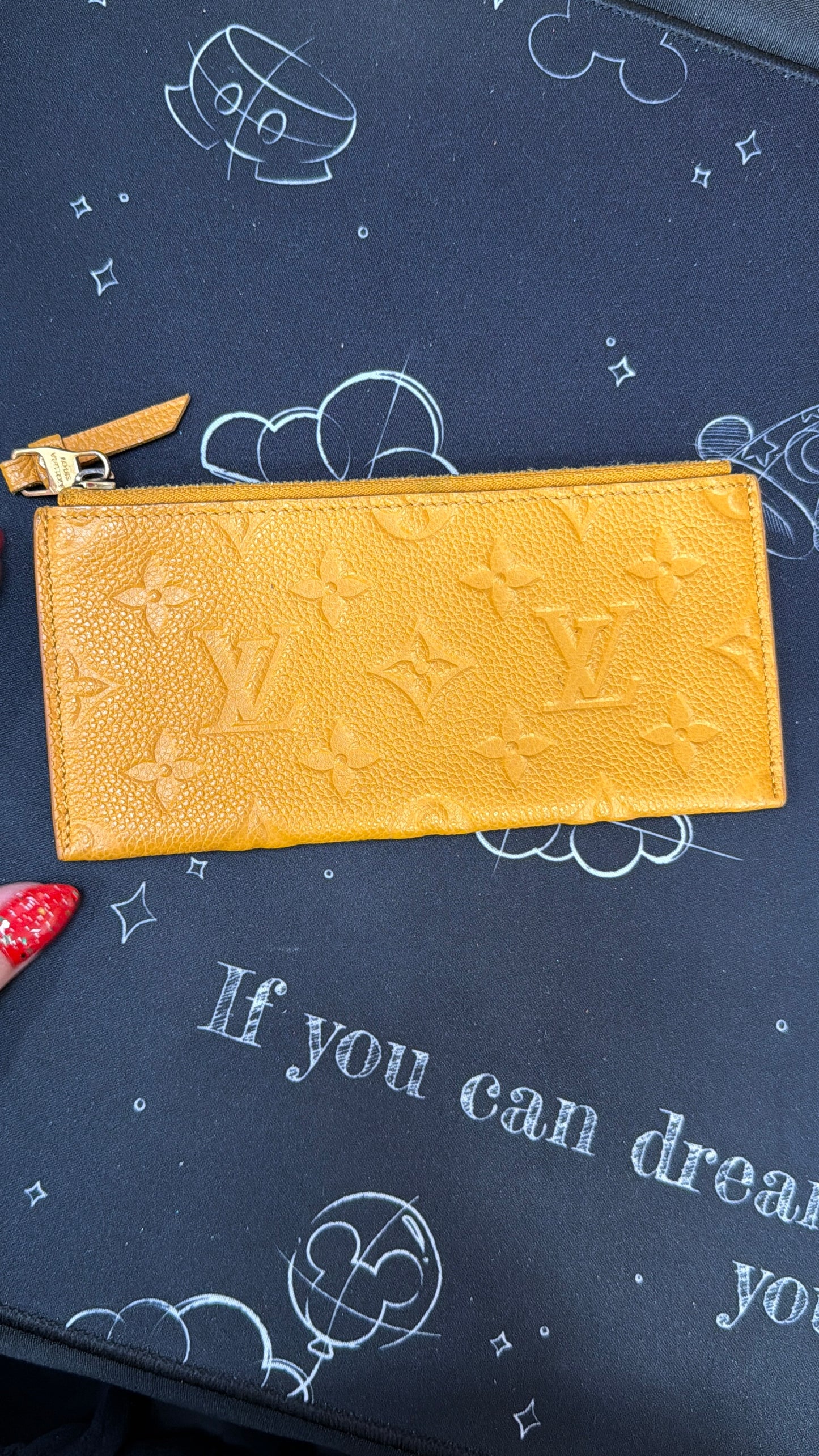 LV Safan Empreinte Zippered Wallet- Good