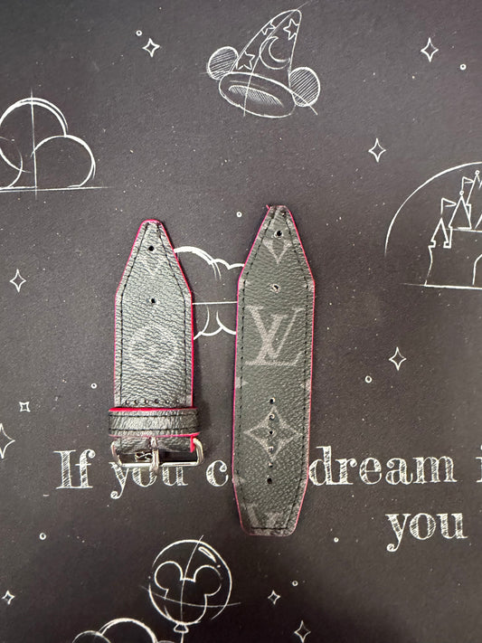 Blemished-Alpha-Rare Authentic Upcycled LV Monogram Eclipse (Pink)