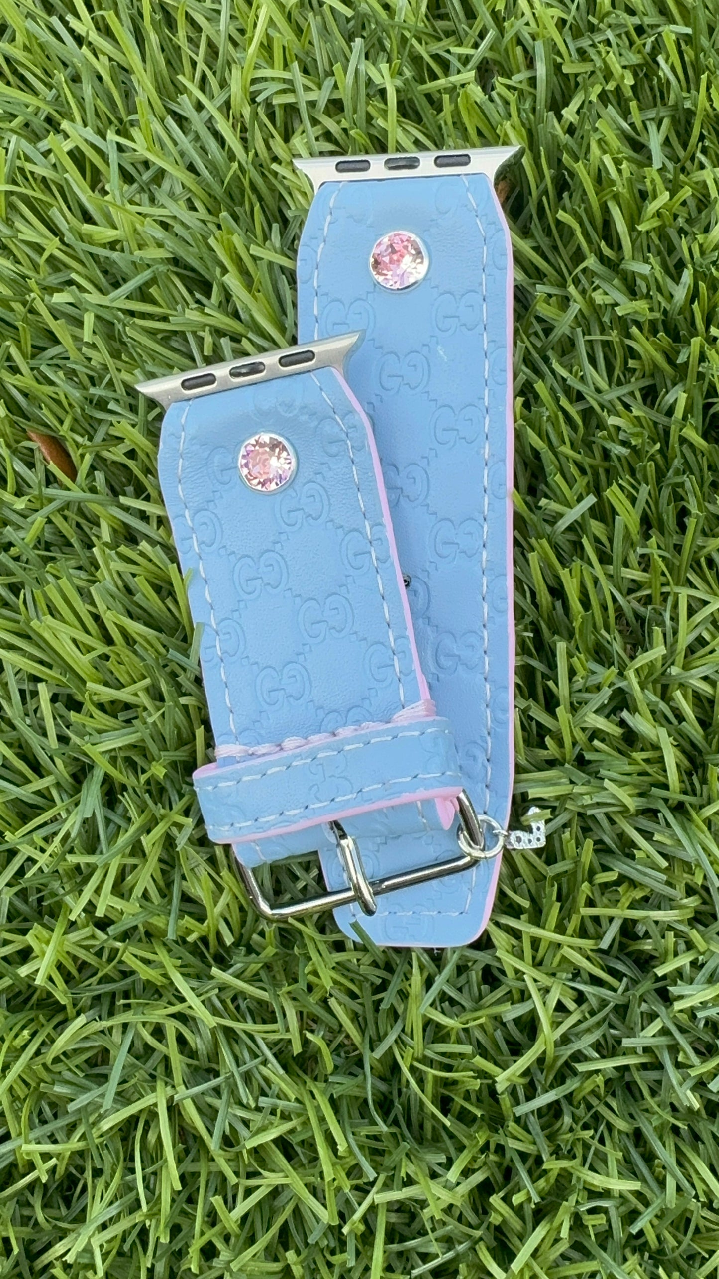 Authentic Upcycled Baby Blue Mirco GG