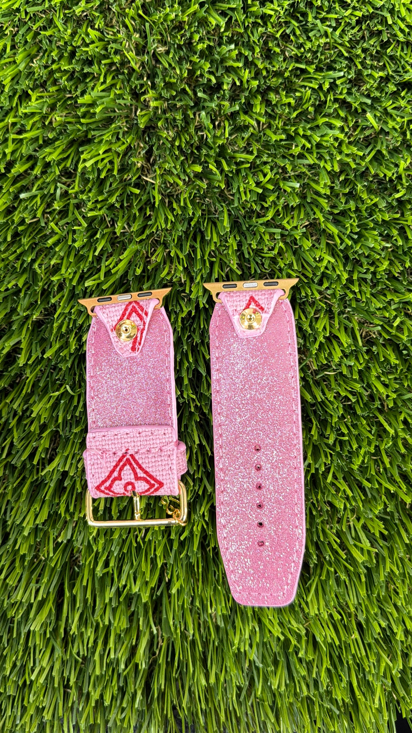 Customizable-Authentic Upcycled LV Red & Pink Ipanema