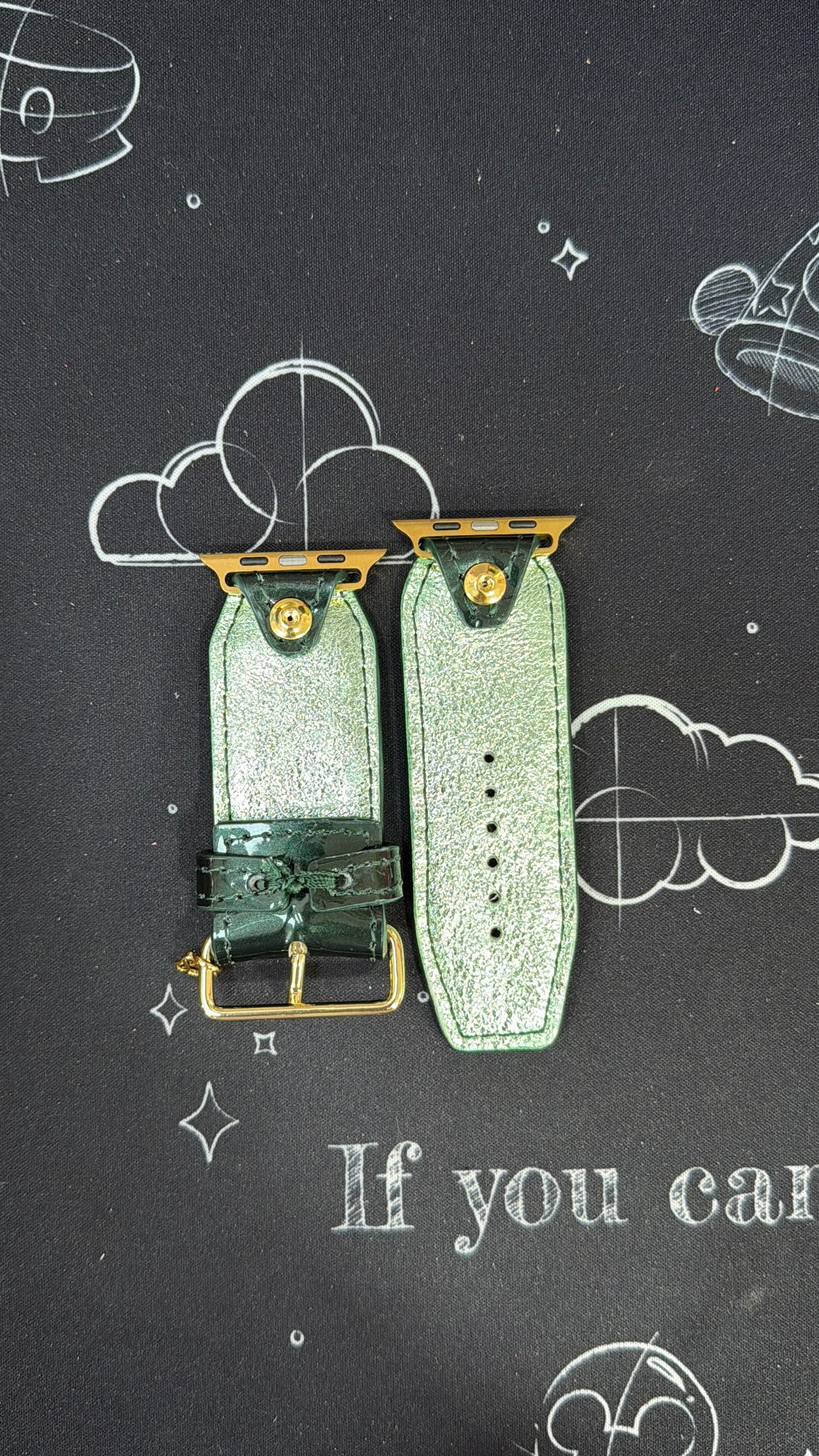 OTD-Alpha-Authentic Upcycled LV "Hunter Green" Vernis