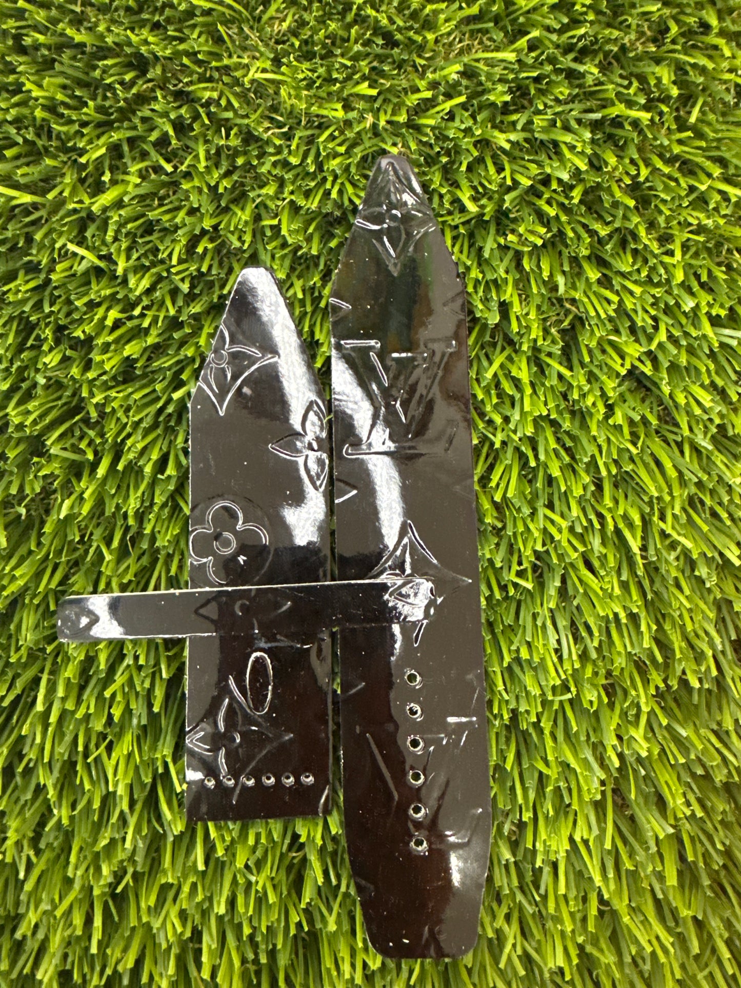 LC-Delta-Authentic Upcycled LV "Black" Vernis