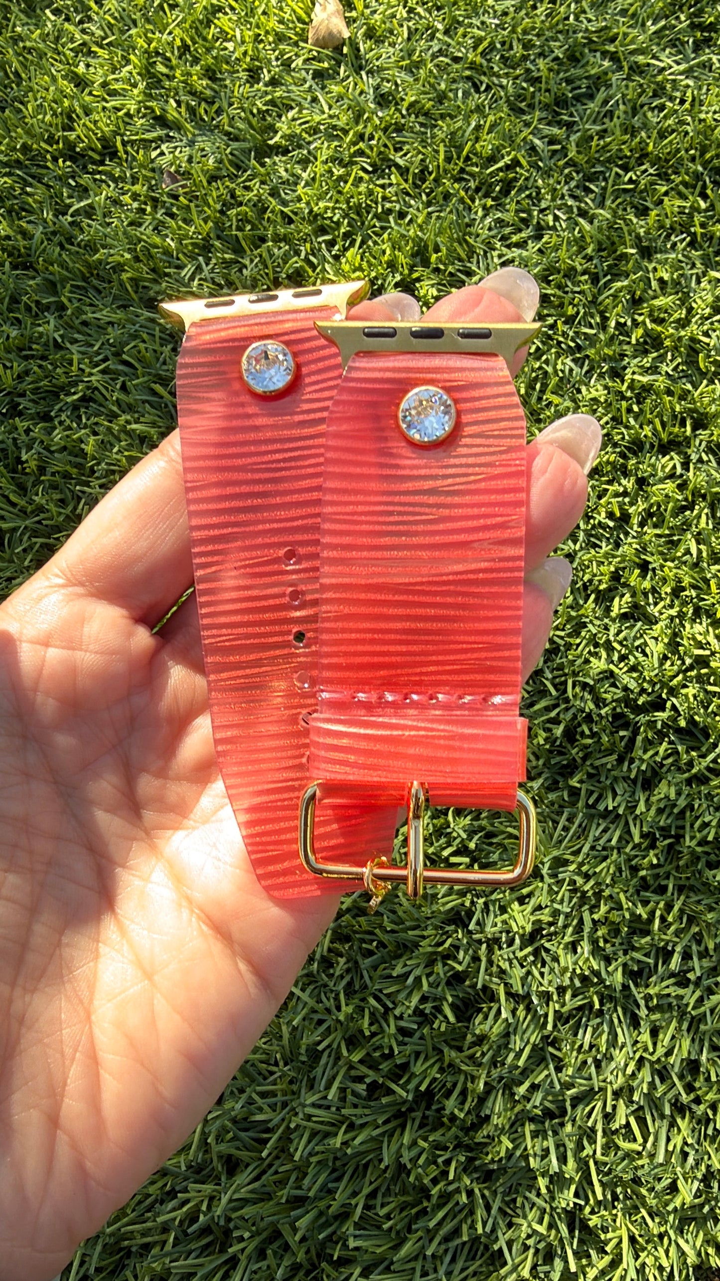 Authentic Upcycled LV Red Epi Waterproof