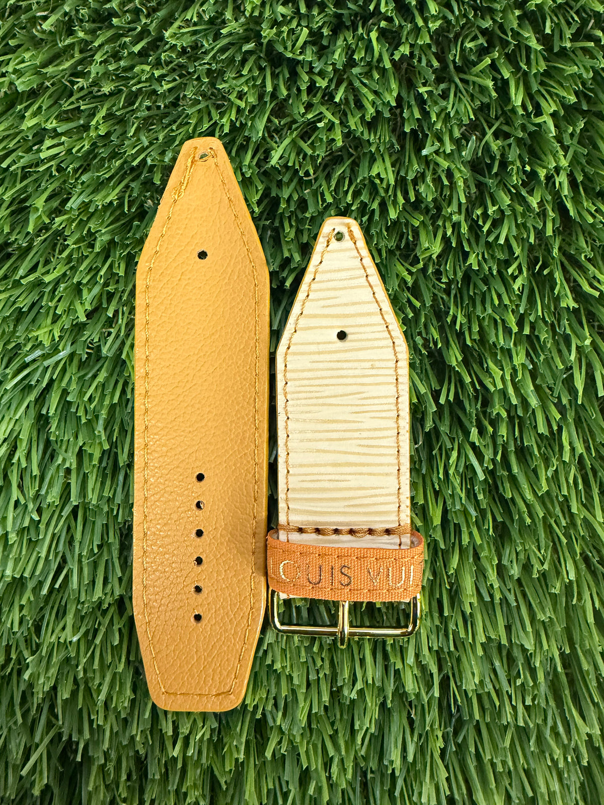 Customizable-LV Epi Vanilla Leather
