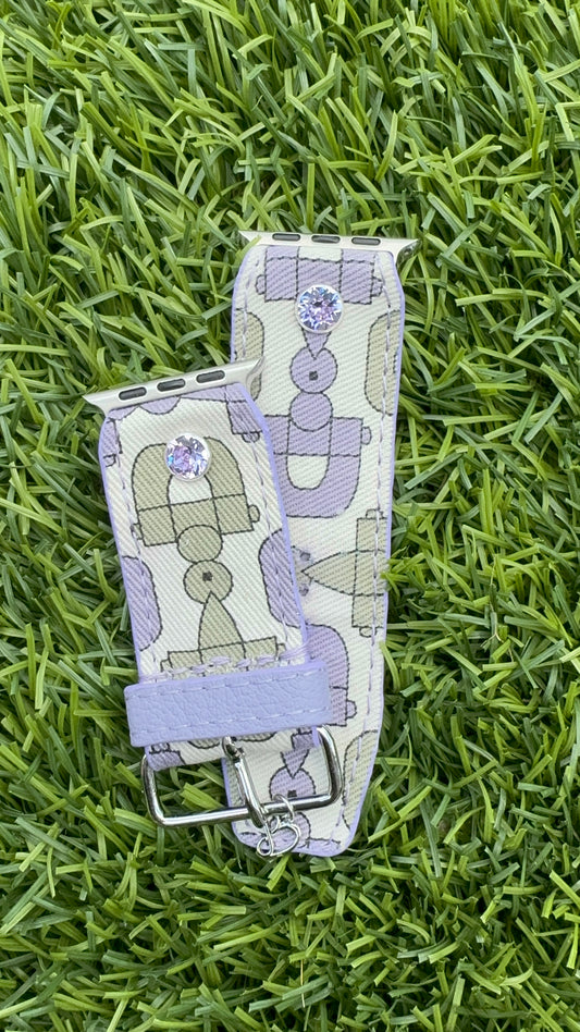 Authentic Upcycled GG Lavender Horsebit