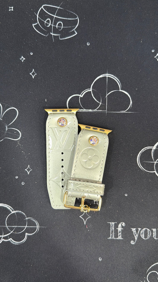 Authentic Upcycled LV Blanc Corail (White Coral) Vernis