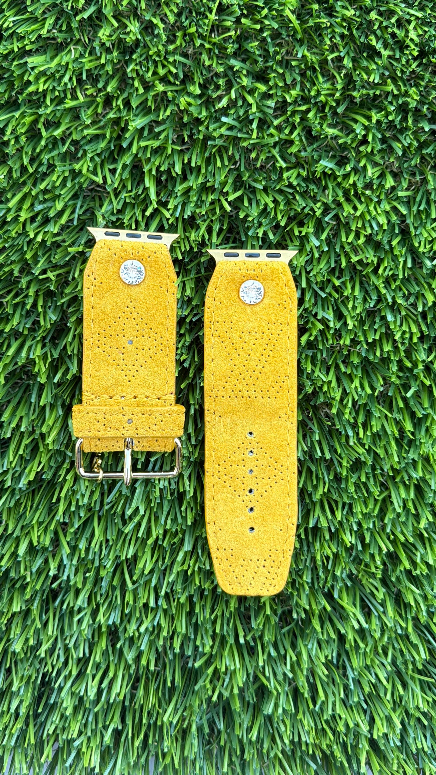OTD-Beta-Authentic Upcycled LV Suede Mustard Mahina