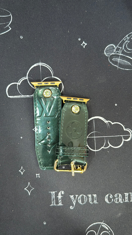 OTD-Alpha-Authentic Upcycled LV "Hunter Green" Vernis