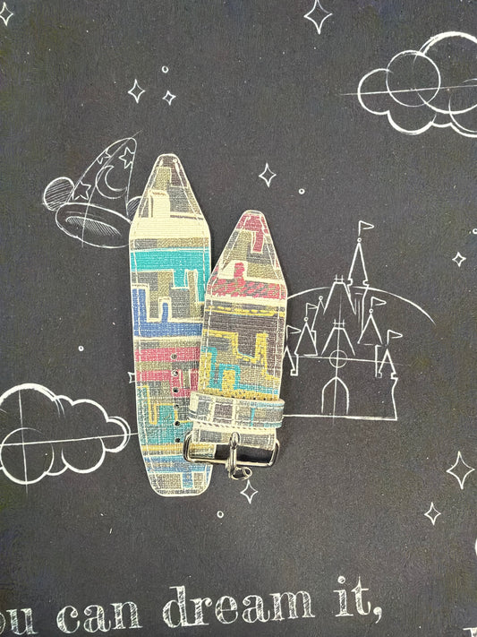 Blemished-Beta-Teal/Blue-Authentic Upcycled Olive Colorful Fendi