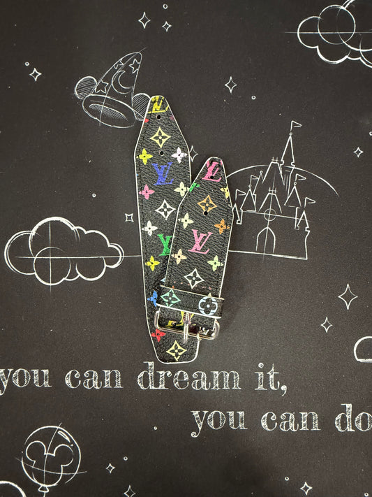 Blemished-Gamma-Authentic Upcycled LV Black Multicolor Mini