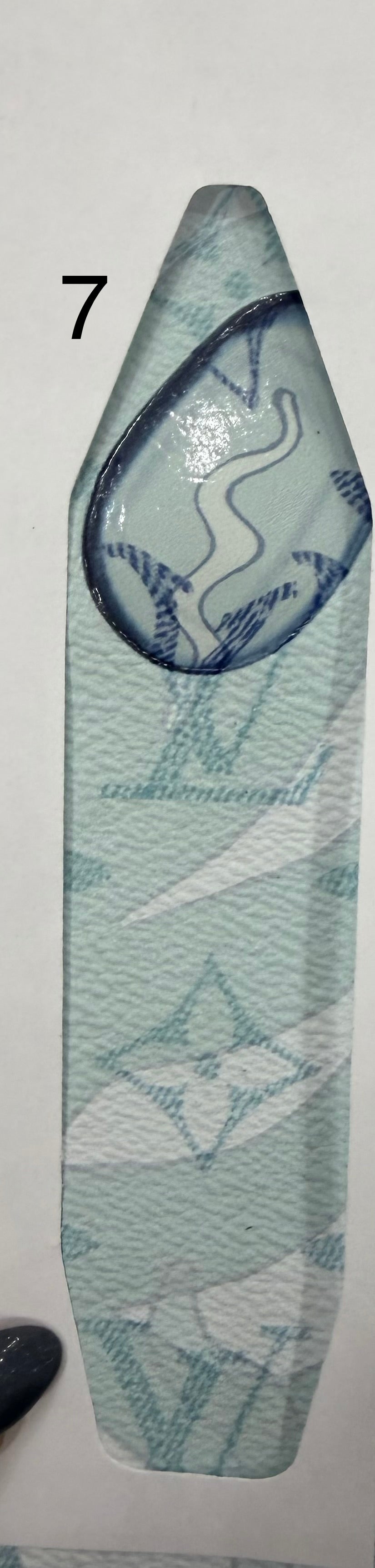 Authentic Upcycled Limited Edition Louis Vuitton Aquagarden (Light Blue)