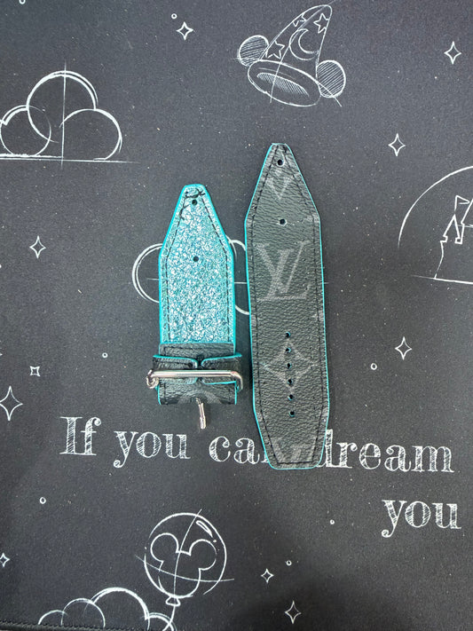 Blemished-Beta-Rare Authentic Upcycled LV Monogram Eclipse (Teal)