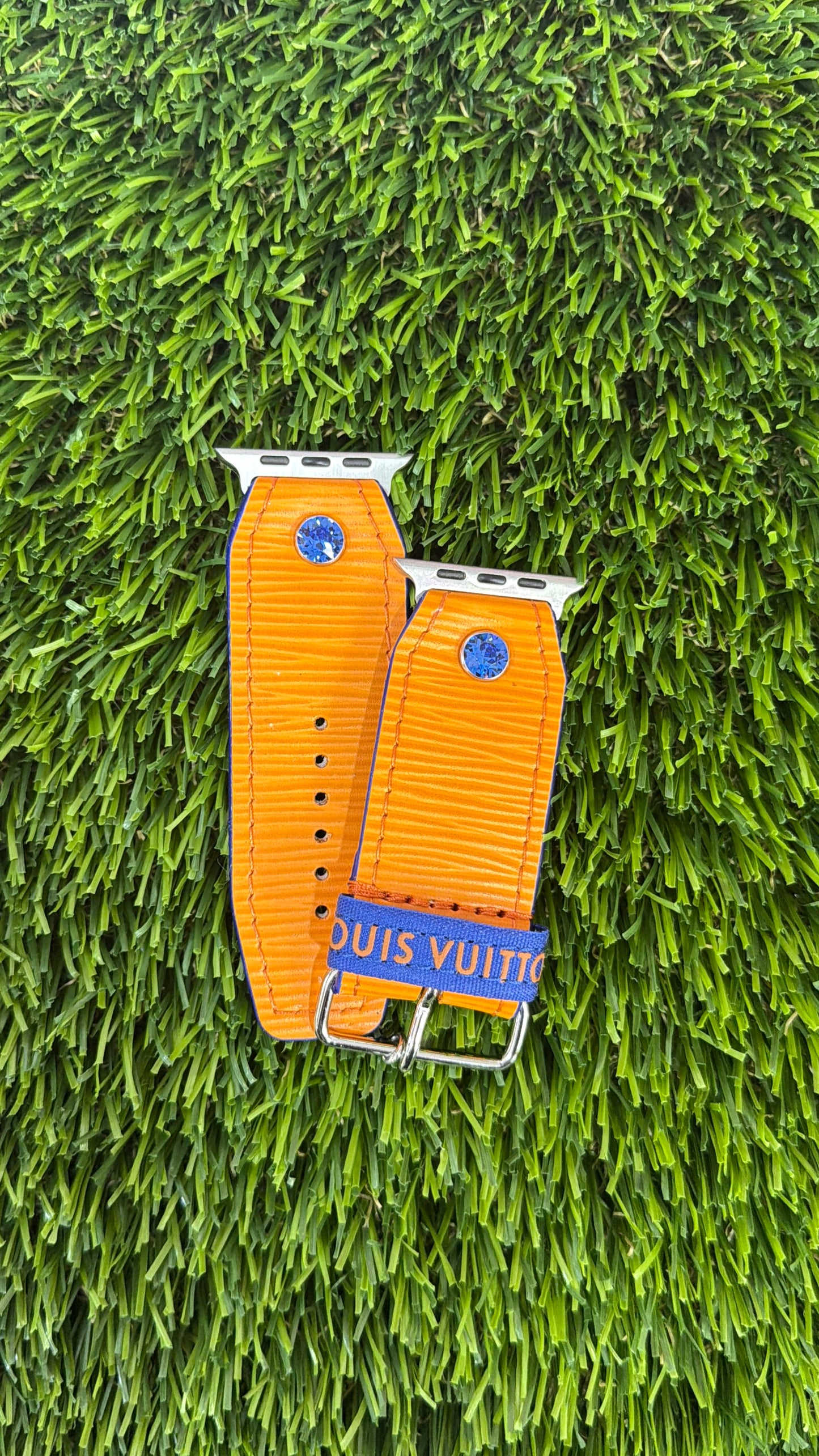 OTD-Alpha- Blue Edge-LV Epi Vintage in Mandarin Orange Leather