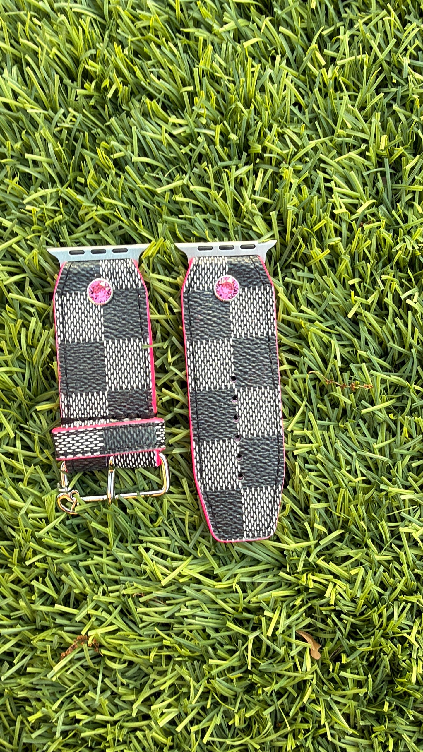 OTD- Alpha- Neon Pink-Authentic LV Damier Black and White Couleur