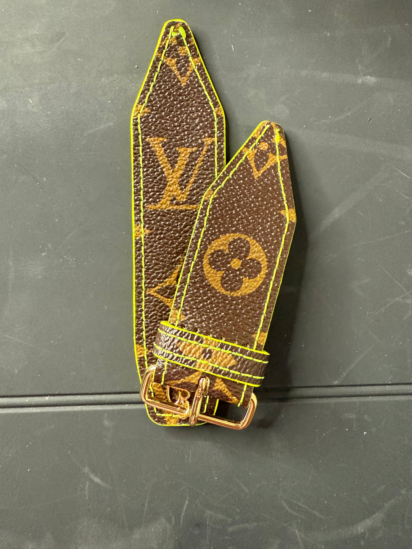 OTD- BETA- Neon Yellow-Authentic Upcycled LV Monogram