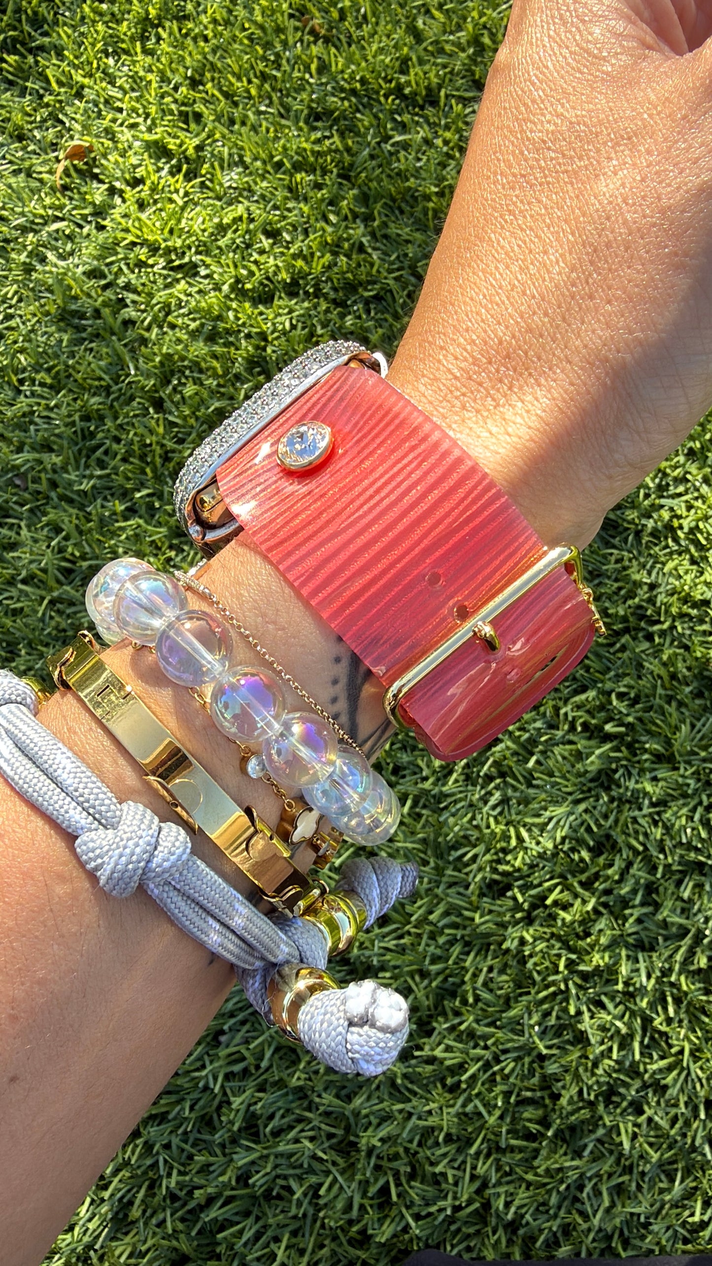 Authentic Upcycled LV Red Epi Waterproof