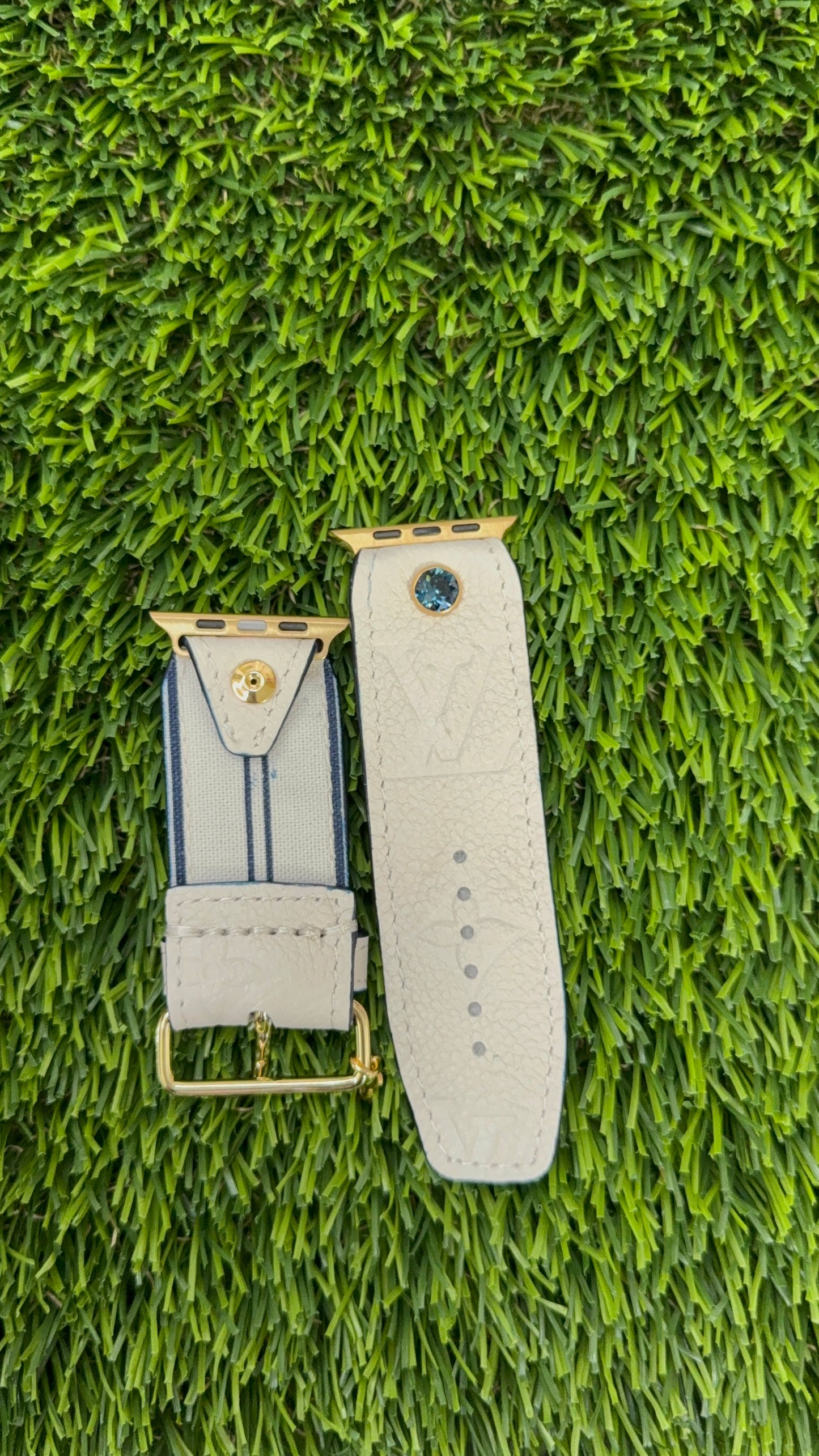 Authentic Upcycled LV Ivory Empreinte