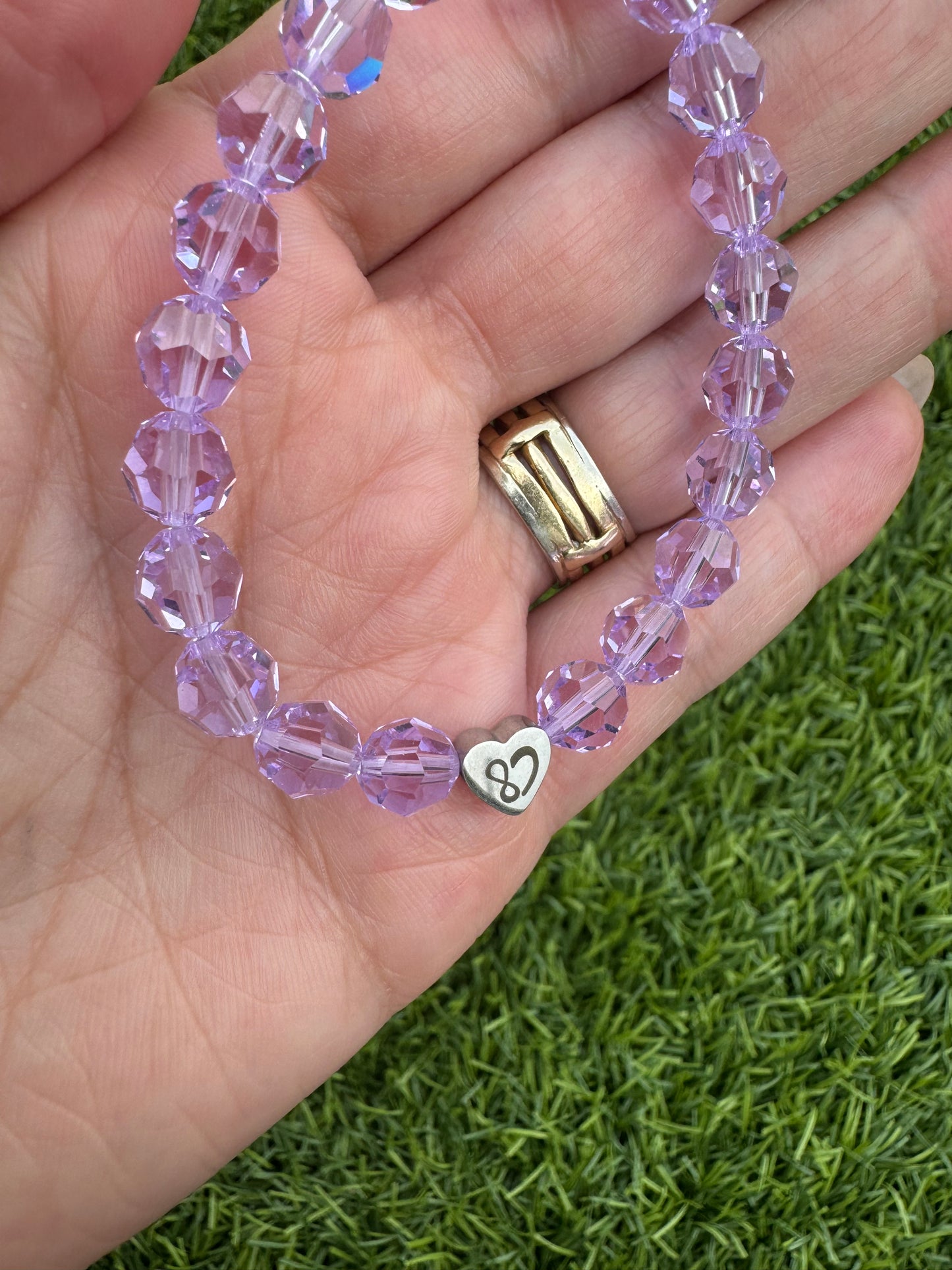 Bracelet- Authentic Violet Crystal