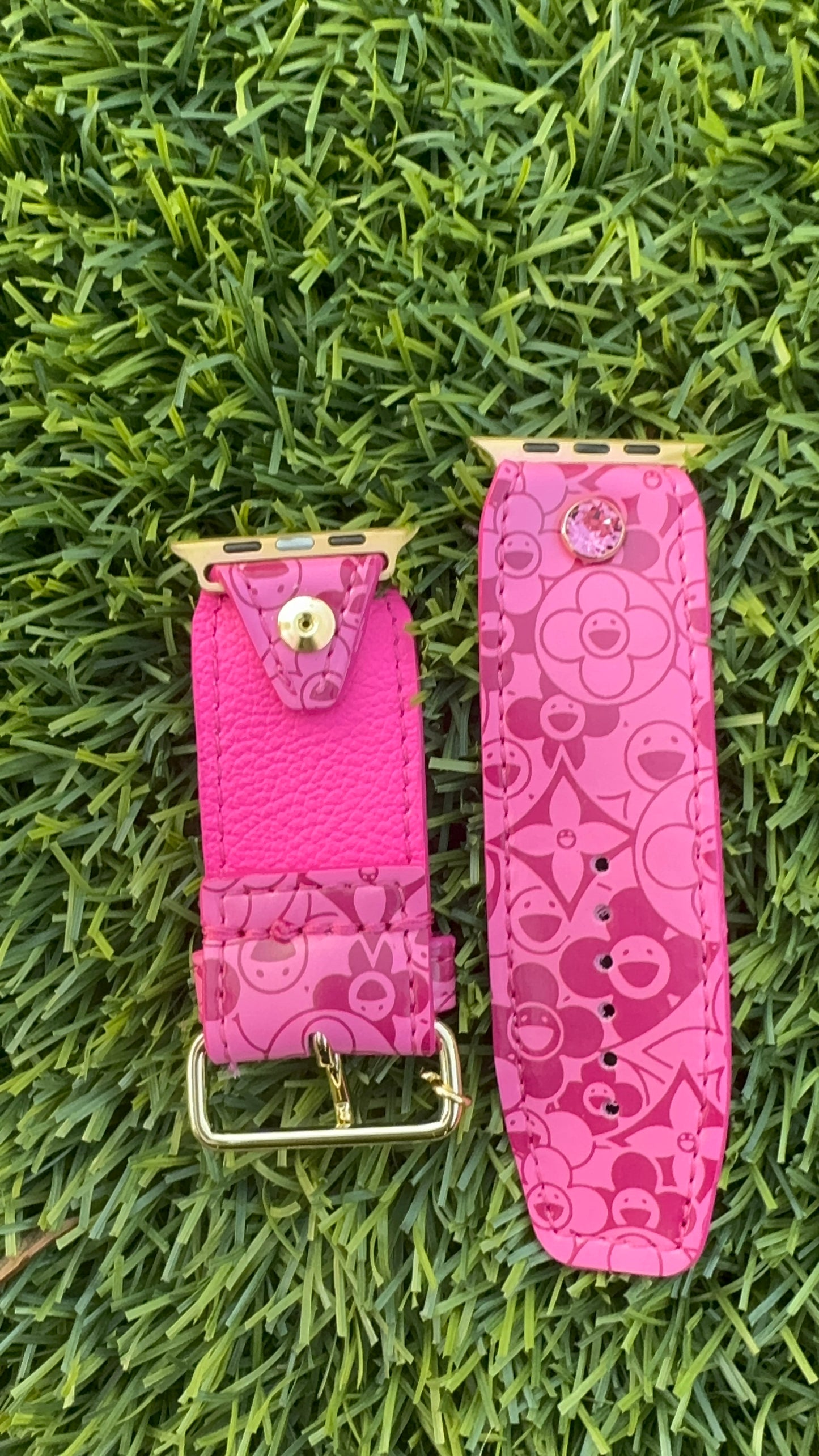 Authentic Upcycled LV Pink Cosmic Blossom
