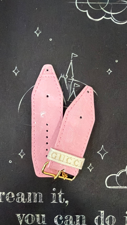 Blemished-Alpha-Authentic Upcycled Bubblegum Pink (Baby Pink) GG Imprime