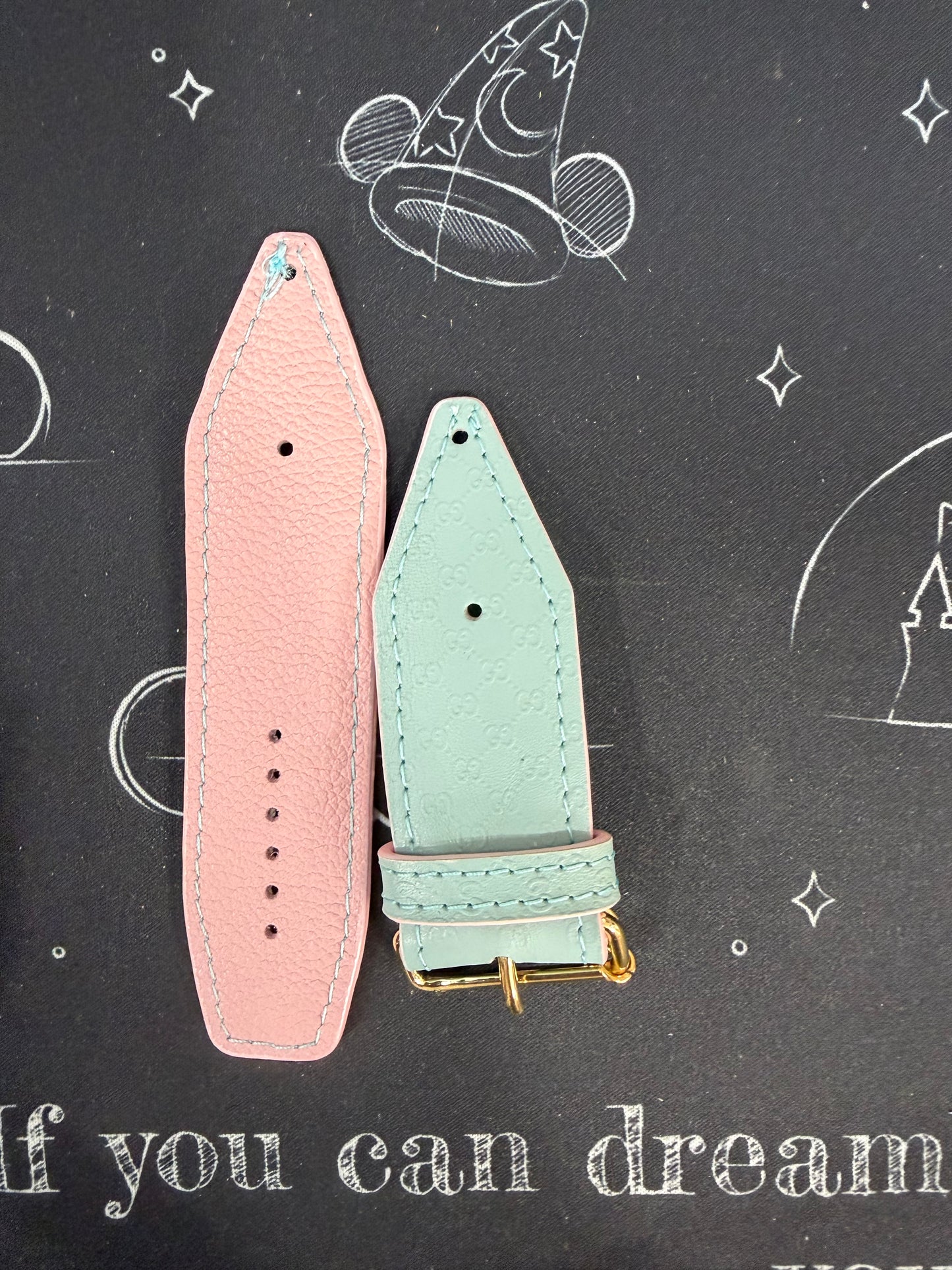 Blemished- Beta (1)-Authentic Upcycled Ultra Micro GG Mint Leather