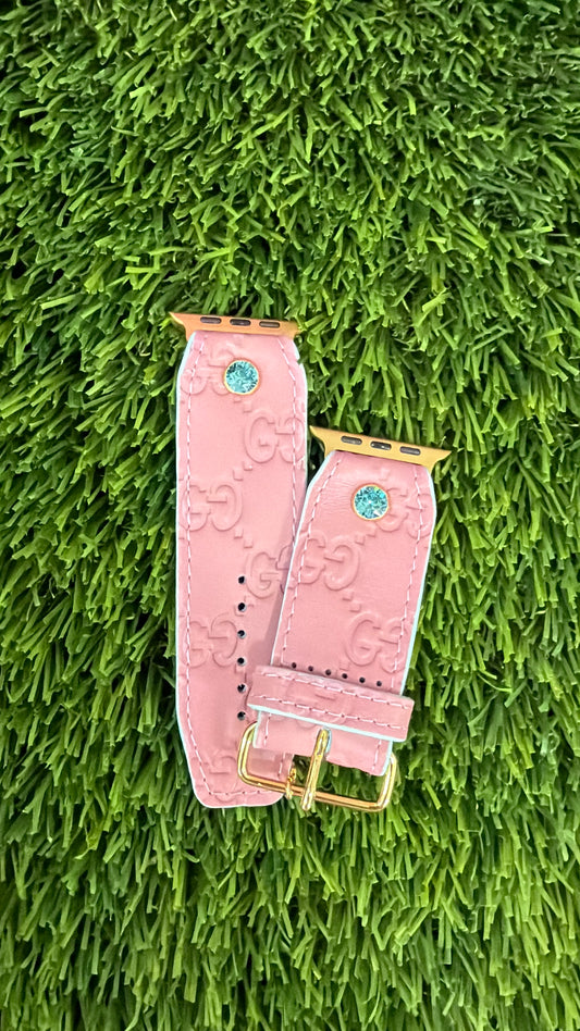 OTD-Authentic Upcycled Dusty Rose GG with Mint Green