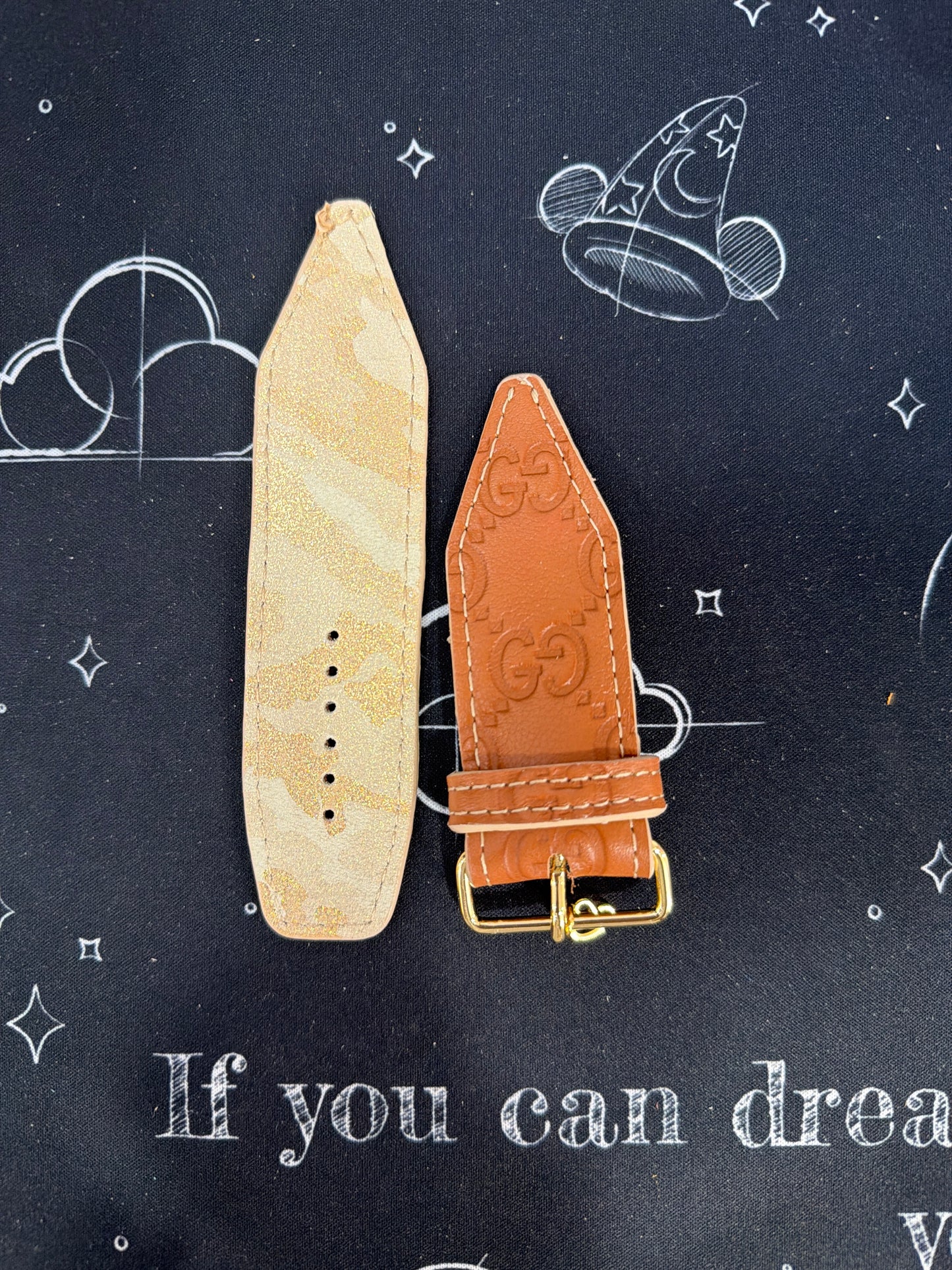 OTD- Beta Diamond-Authentic Upcycled Cognac GG