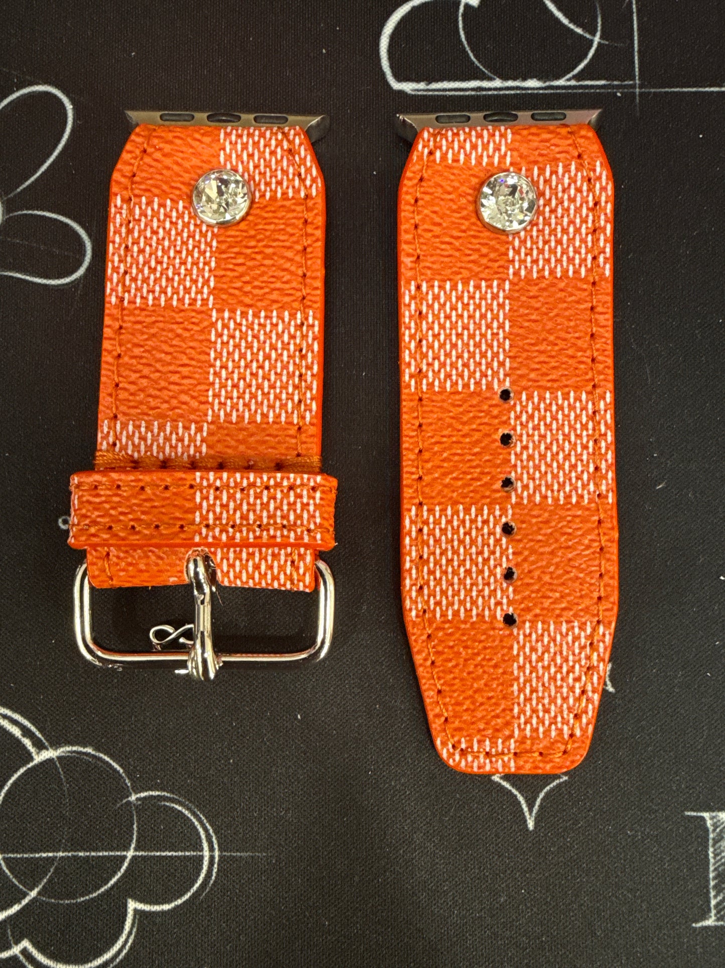 OTD-Alpha-Authentic LV Damier Orange Couleur w/o Logo